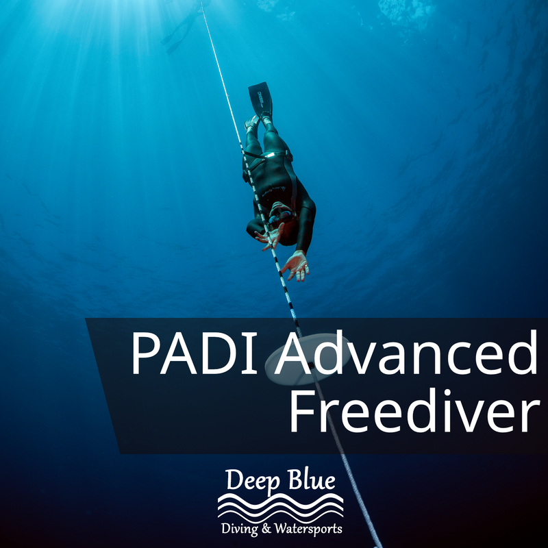 Constant Weight (CWBF) Apnea - PADI Advanced Freediver with Deep Blue Fiji