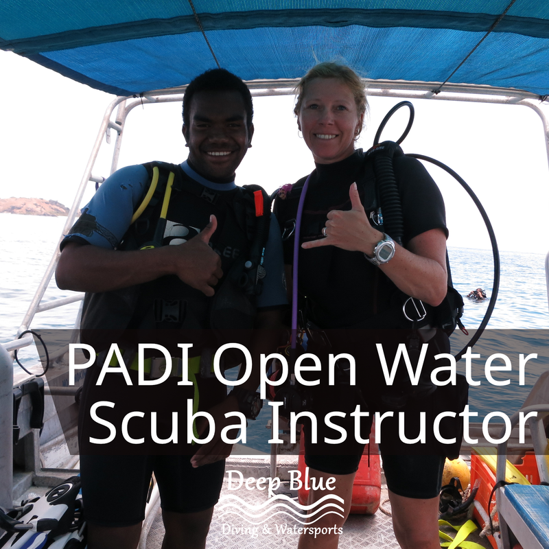 PADI Open Water Scuba Instructor (OWSI) with Deep Blue Fiji
