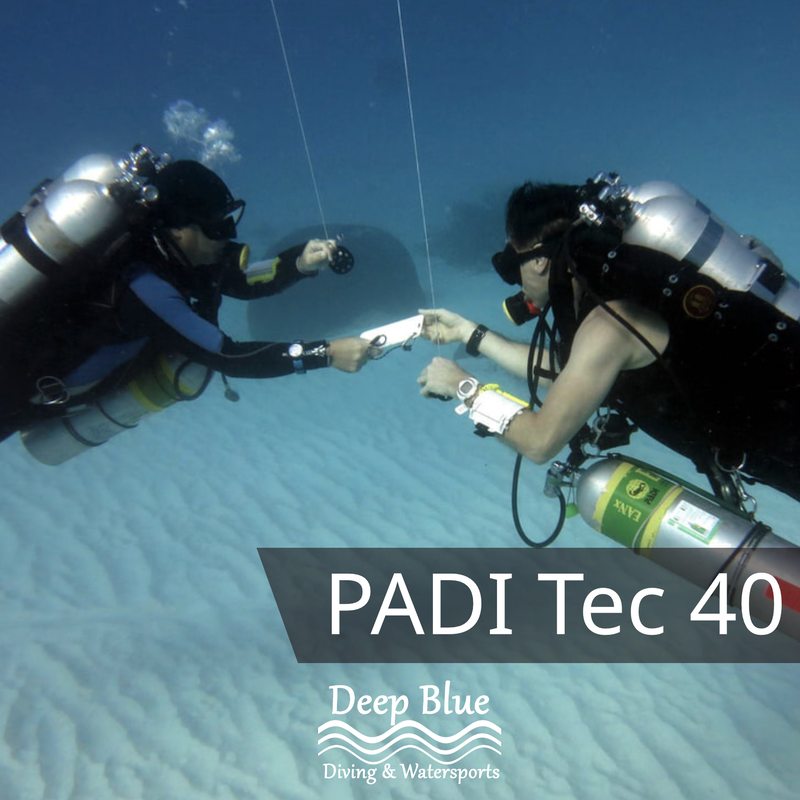 PADI Tec 40 (Technical Diving / TecRec) with Deep Blue Fiji