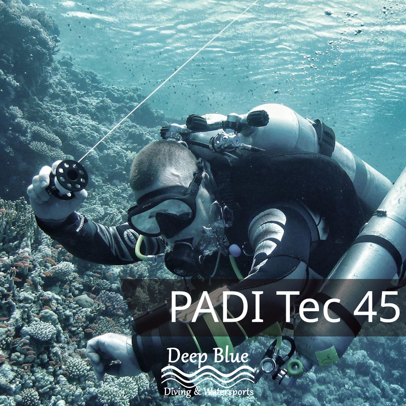 PADI Tec 45 (Technical Diving / TecRec) with Deep Blue Fiji